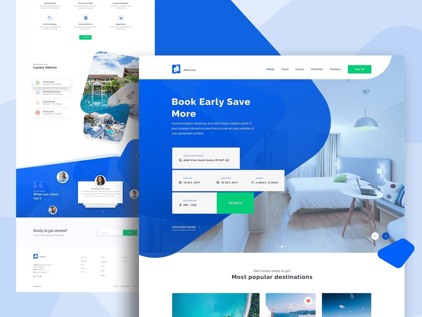 Travel & hotel site